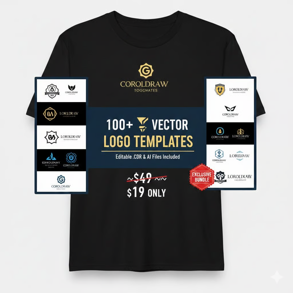 Ultimate 1000+ Vector Logo Templates Pack | AI & CDR Corporate Identity & Branding Kit