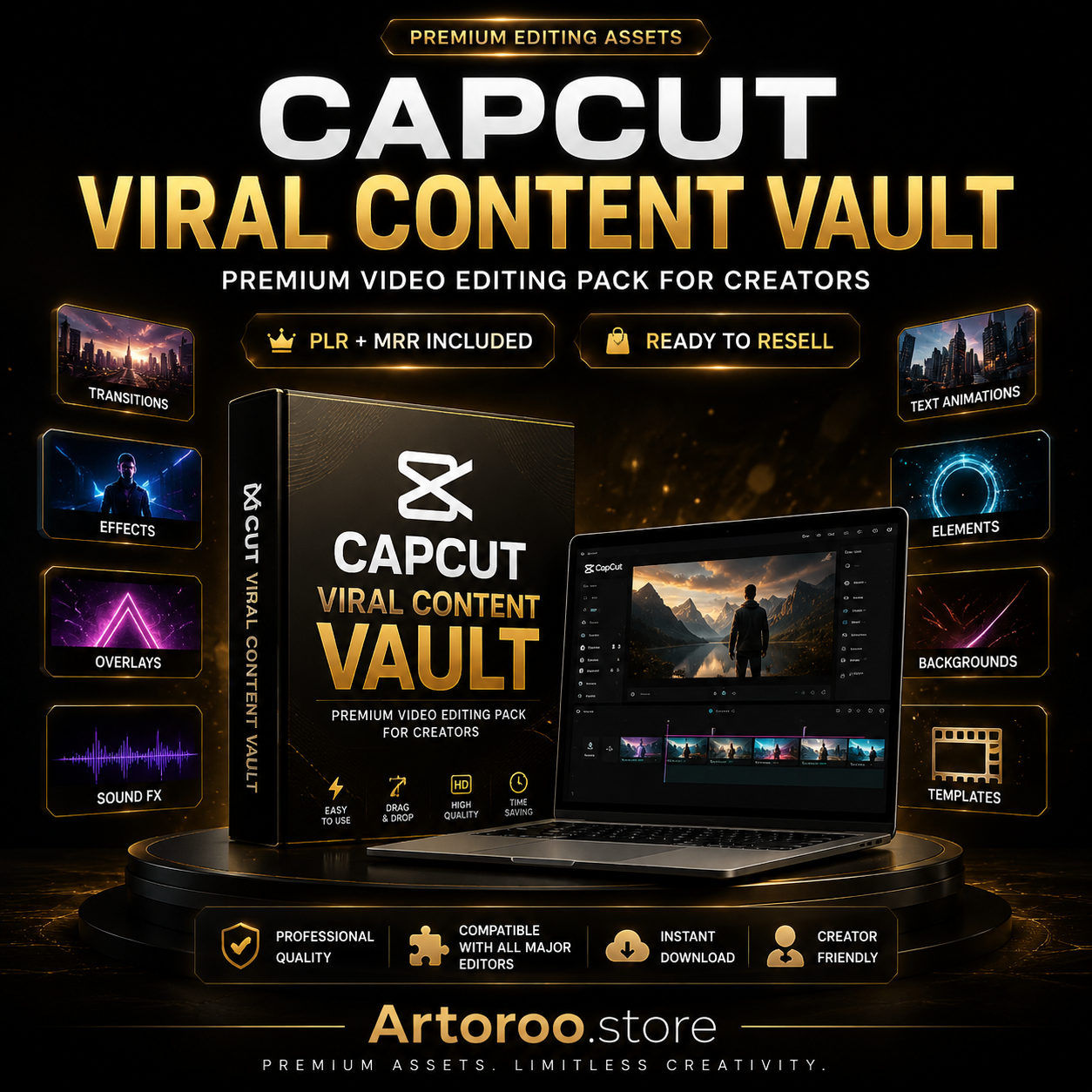 CapCut Viral Content Vault | Premium Video Editing Pack for Creators