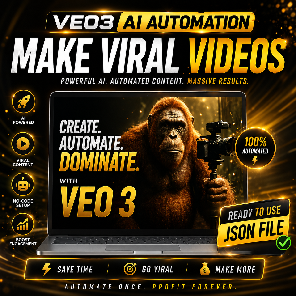 VEO 3 AI Video Automation System | DFY n8n Workflow Template | No-Code AI Content Engine | Faceless Video Automation
